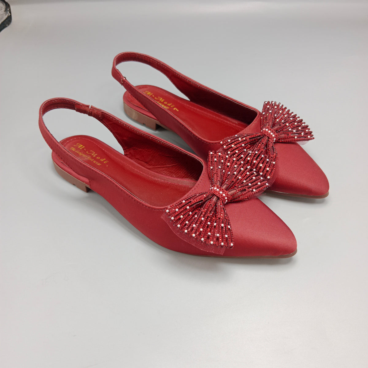 BELLA BOW MAROON